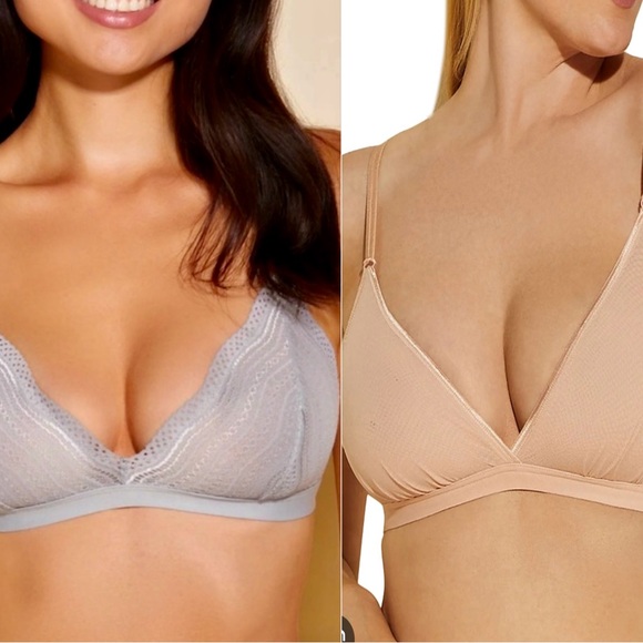 Cosabella Light Blue and Beige Bras - Picture 1 of 12